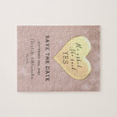 Puzzle Mariage Rose Gold Étape à franchir (Horizontal)