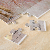 Puzzle Mariage Simple Et Élégant Enregistrer La Date Invi (Côté)