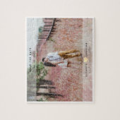 Puzzle Mariage Simple Et Élégant Enregistrer La Date Invi (Vertical)