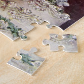 Puzzle Mariage vintage, Mariée Couper le gâteau Mariage (Côté)