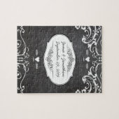 Puzzle Mariages de typographie de tableau noir (Horizontal)