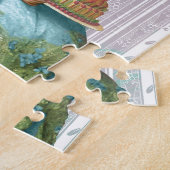 Puzzle Marie Antoinette à Aqua (Côté)