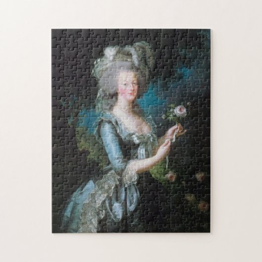 Puzzle Marie Antoinette avec Rose par Elisabeth Le Brun (Vertical)