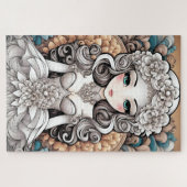 Puzzle Mariée abstraite (Horizontal)