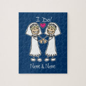 Puzzle Mariée Mariage lesbienne (Vertical)