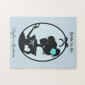 Puzzle Mariée pour être Belle bleue (Horizontal)