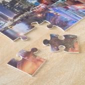 Puzzle Marina de Dubaï la nuit, Emirats Arabes Unis (Côté)