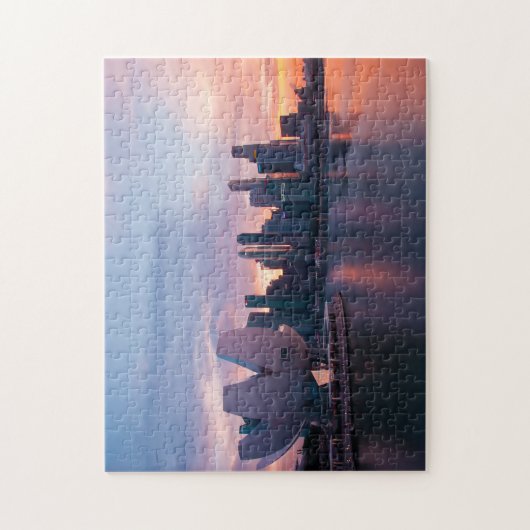 Puzzle Marina et Skyline Singapour. (Vertical)