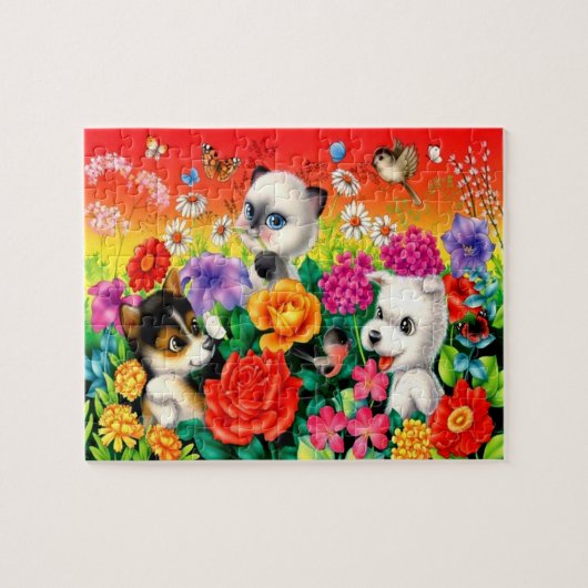 Puzzle Marionnettes Et Chatons (Horizontal)