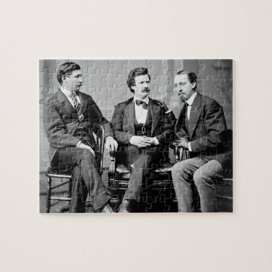 Puzzle Mark Twain, George Alfred Townsend et David Grey (Horizontal)