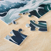 Puzzle Marlin Patriotique Avec Drapeau (Côté)