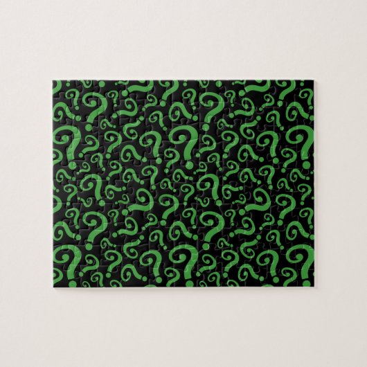 Puzzle Marque d'interrogation verte (Horizontal)