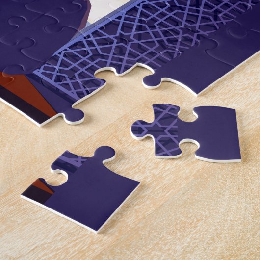 Puzzle Marrakech Maroc Cat Retro (Côté)