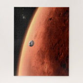 Puzzle Mars Science Laboratory approchant Mars. (Vertical)