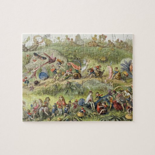 Puzzle Mars triomphal du l'Elf-Roi, illustration de (Horizontal)