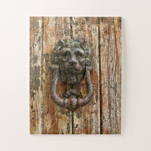 Puzzle Marteau de porte Lion d'Erice | La rudesse médiéva (Vertical)