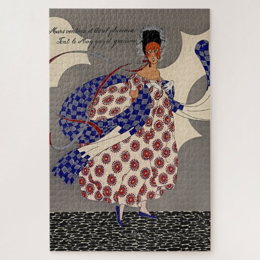 Puzzle Martha Romme création de couture « Nivoise » (Vertical)