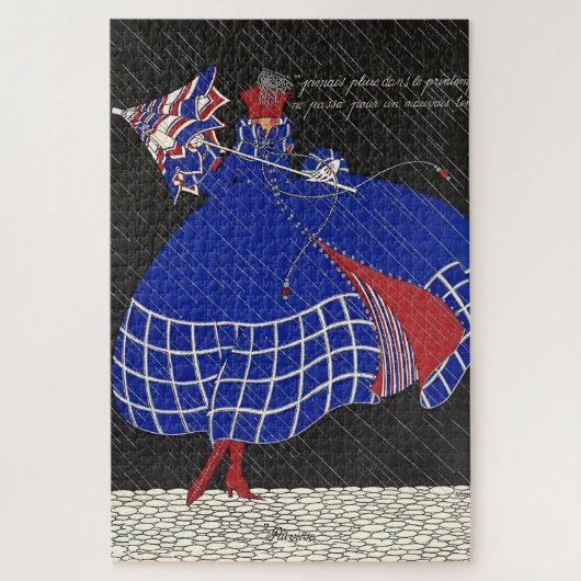 Puzzle Martha Romme création de couture « Pluvoise » (Vertical)