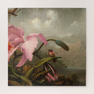 Puzzle Martin Johnson Heade - Orchidée Et Colibri