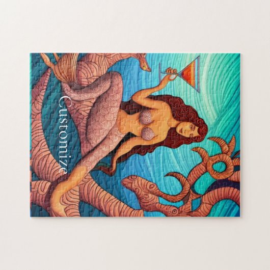 Puzzle Martini à cheveux longs Mermaid Thunder_Cove (Horizontal)