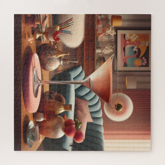 Puzzle Martini Fleur de Cerisier Atomique (Horizontal)