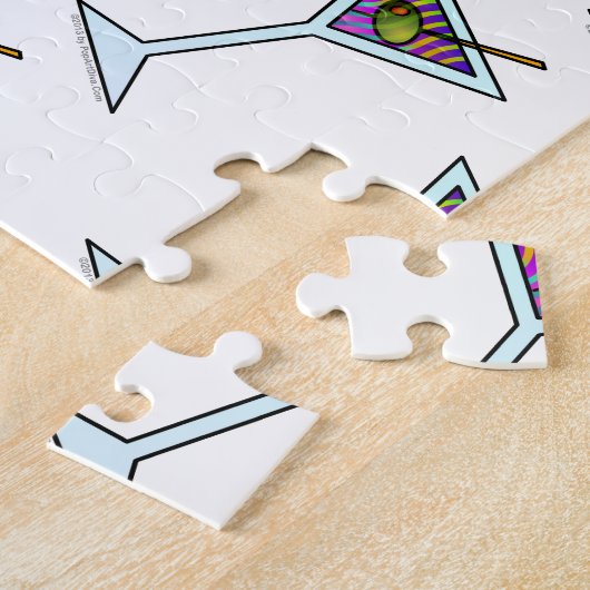 PUZZLE MARTINI GLASS (Côté)