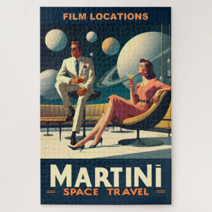 Puzzle Martini Space Travel Affiches Emplacements du film