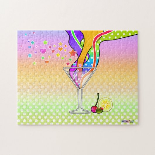 PUZZLE MARTINI STYLE ART POP DES ANNÉES 60 (Horizontal)