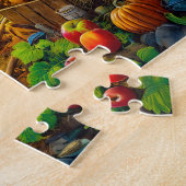 Puzzle Martre explorant la vieille remise (Côté)