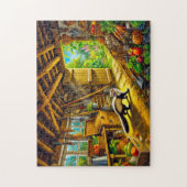 Puzzle Martre explorant la vieille remise (Vertical)