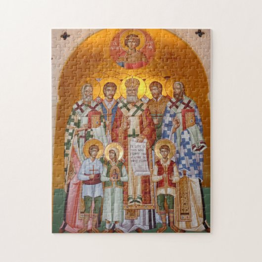 Puzzle Martyrs de Jasenovac Icône chrétienne orthodoxe (Vertical)