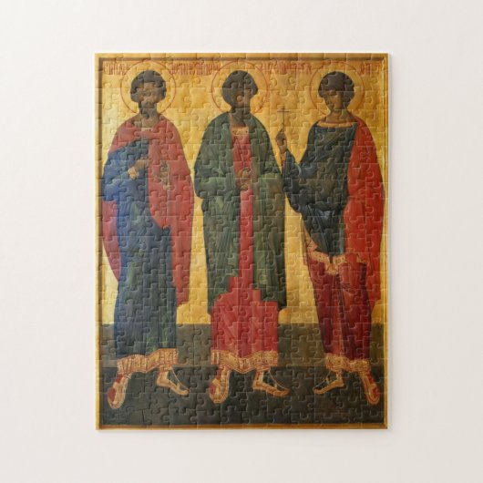 Puzzle Martyrs de Vilnius Anthony, Jean et Eustathius (Vertical)
