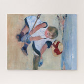 Puzzle Mary Cassatt Children Playing on the Beach 1884 (Horizontal)