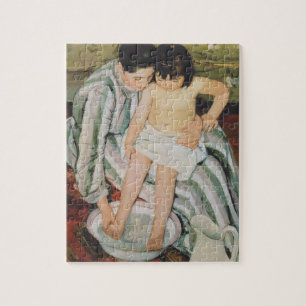 Puzzle Mary Cassatt Peinture sur le bain de l'enfant
