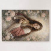 Puzzle Mary Magdalene Classical Peaceful Timeless Pastel (Horizontal)
