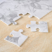 Puzzle Mascarade Masque coloré en gris (Côté)
