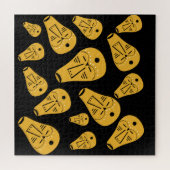 Puzzle Masque abstrait autochtone authentique (Horizontal)