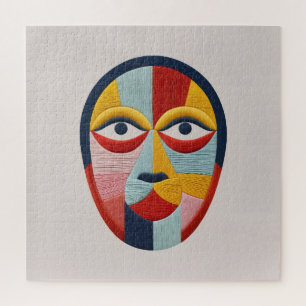 Puzzle Masque de mosaïque visible