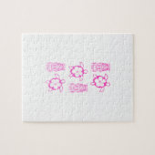 Puzzle Masque rose de Honu et de Tiki (Horizontal)