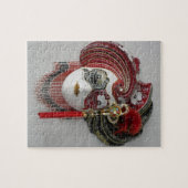 Puzzle Masque rouge de carnaval, Mardi Gras, Venise, femm (Horizontal)