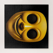 Puzzle Masque souriant jaune (Horizontal)