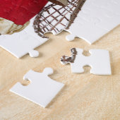 Puzzle Masque visage du Père Noël (Côté)