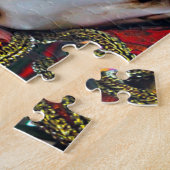 Puzzle Masque Visage Mardi Gras Louisana. (Côté)