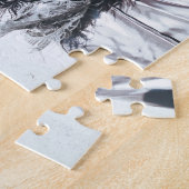 Puzzle Masques de carnaval en argent et rouge à Venise (I (Côté)