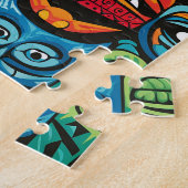 Puzzle Masques de Tiki Tropical Whimsical (Côté)