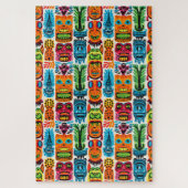 Puzzle Masques de Tiki Tropical Whimsical (Vertical)