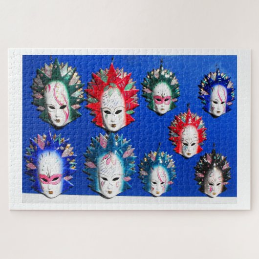 Puzzle Masques de visage (Horizontal)