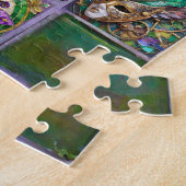 Puzzle Masques Plumes Fleur de lis Carnaval de la Nouvell (Côté)