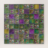 Puzzle Masques Plumes Fleur de lis Carnaval de la Nouvell (Horizontal)