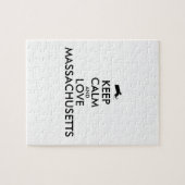 Puzzle MASSACHUSETTS DE CALME ET D'AMOUR personnalisables (Horizontal)